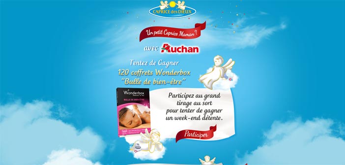 Grand Jeu Auchan Un petit Caprice Maman