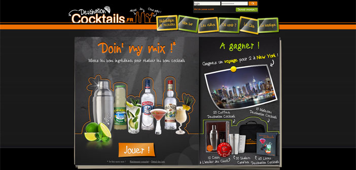 Jeu Concours Destination Cocktails