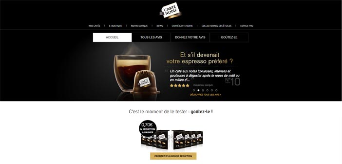Jeu Carte Noire Mon Espresso Préféré