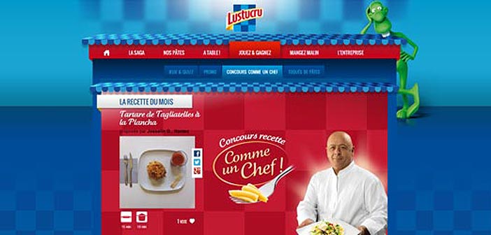 Jeu Concours Recette Comme un Chef