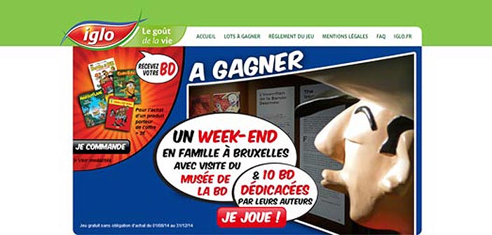 Grand Jeu Concours Iglo BD