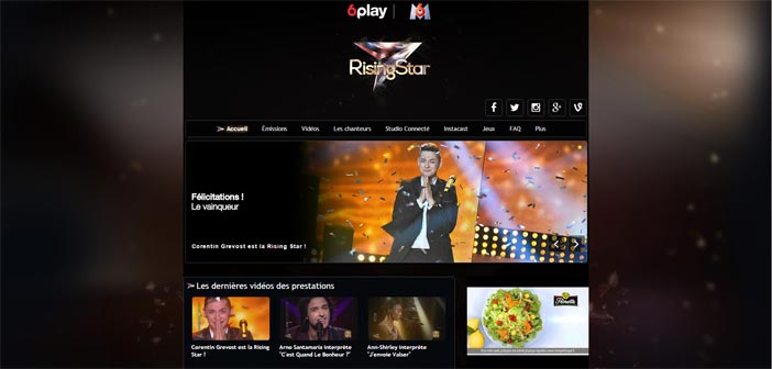 Jeu Concours M6 Rising Star
