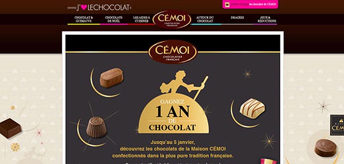 Grand Jeu Cémoi 1 an de Chocolat