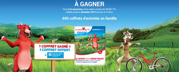 Lavachequirit.com - Jeu Bonheur à partager La vache qui rit