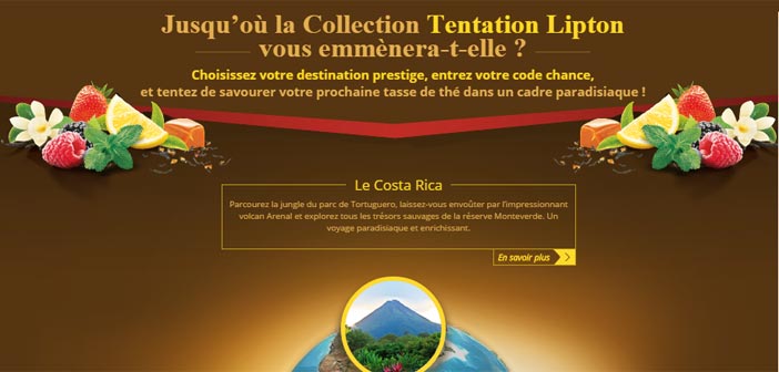 Grand Jeu Lipton Destination Prestige