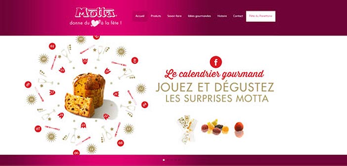 Jeu Calendrier de l'avent Gourmandises Motta