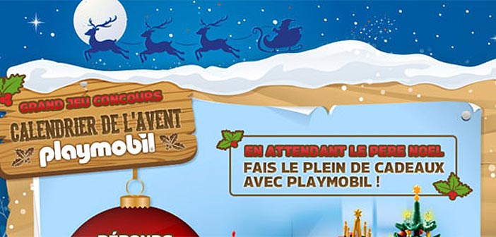 Jeu Calendrier de l'Avent Playmobil