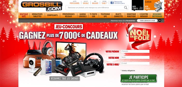 Jeu Noël de folie Grosbill