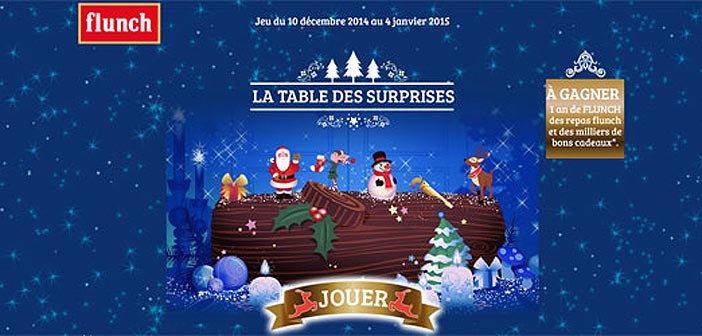 Jeu Flunch Tables Surprises