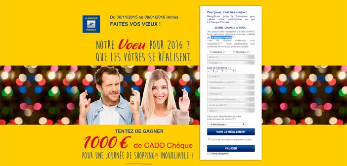 Jeu La Banque Postale