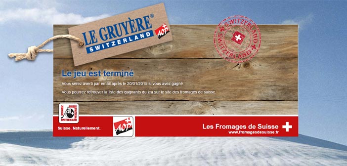 Jeu Le Gruyère AOP Suisse, Star de la TV