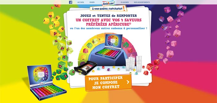 Jeu Apéricube à vos Goût, Choisissez