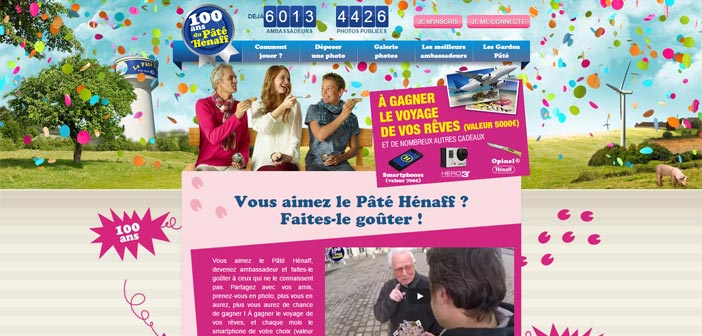 Grand Jeu 100 ans du Pâté Hénaff