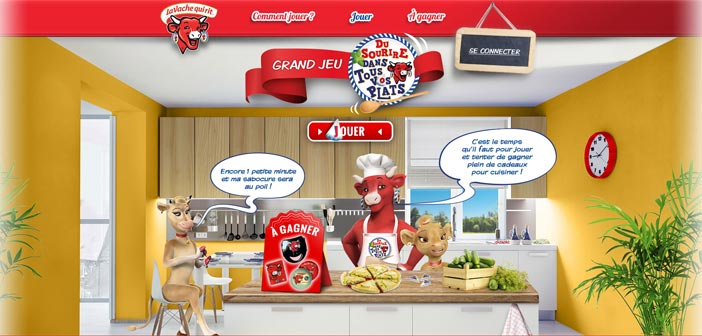 Grand Jeu La Vache qui rit Du sourire dans tous vos plats