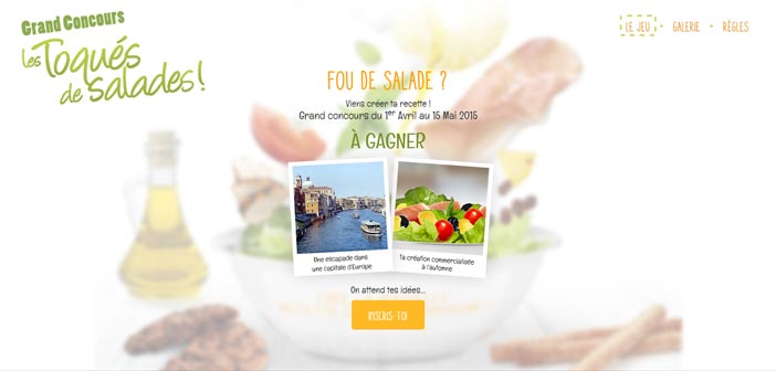 Jeu Concours Sodebo Les Toqués de Salades