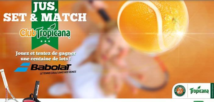Jeu Tropicana Roland Garros
