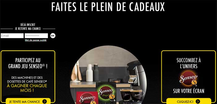 Jeu Senseo Faites le plein de cadeaux