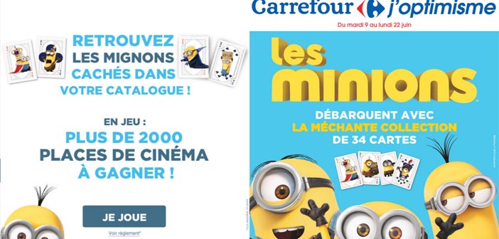 Jeu Carrefour Les Minions