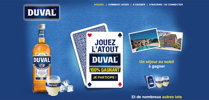 Jeu Concours L'Atout Duval