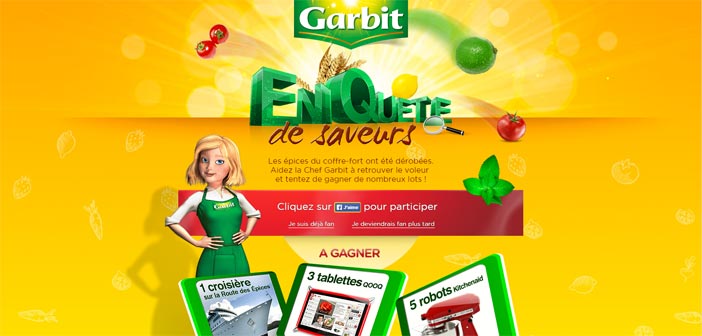 Jeu Concours Garbit EnQuête de Saveurs