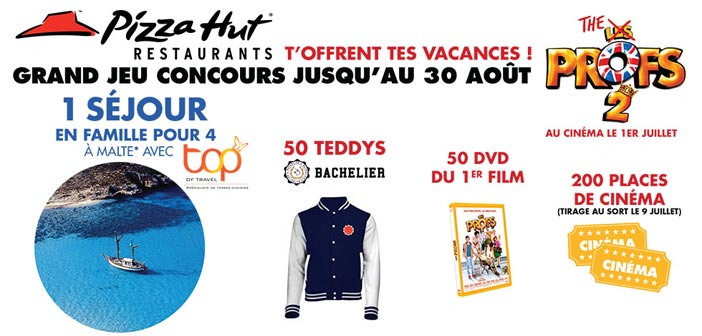 Jeu Concours Pizza Hut Les Profs 2