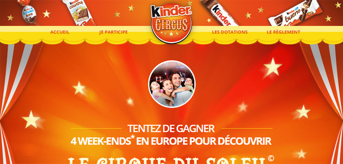Grand Jeu Kinder Circus