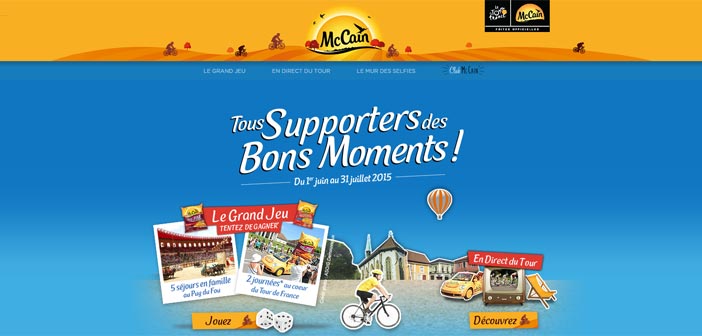 Grand Jeu Mccain Tour de France