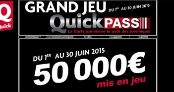 Grand Jeu Quick Pass