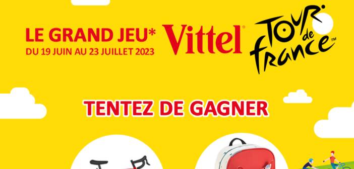Jeu Vittel Tour de France 2023 sur www.croquonslavie.fr
