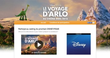 Grand Casting Disney Le Voyage d'Arlo