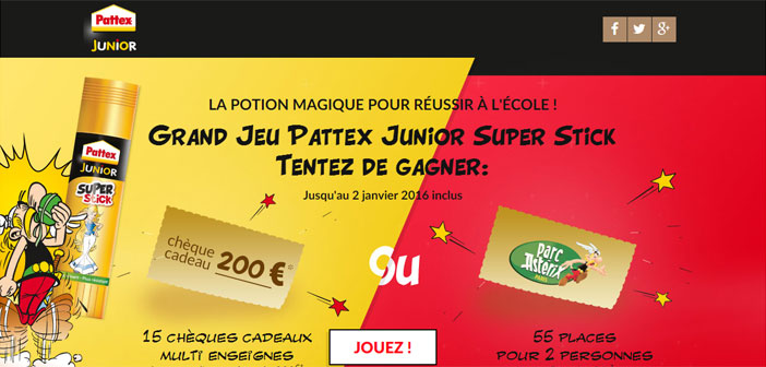 Grand Jeu Pattex Junior Astérix