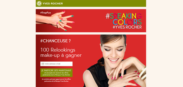 Grand Jeu Yves Rocher #SpeakingColors