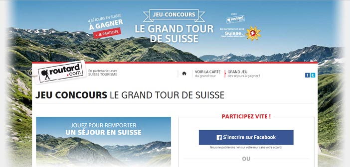 Jeu Le Grand Tour de Suisse