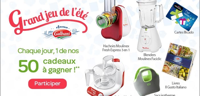 Grand Jeu de l'été Galbani