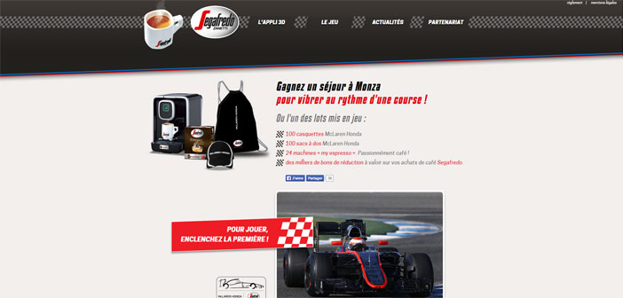 Jeu Segafredo McLaren Honda