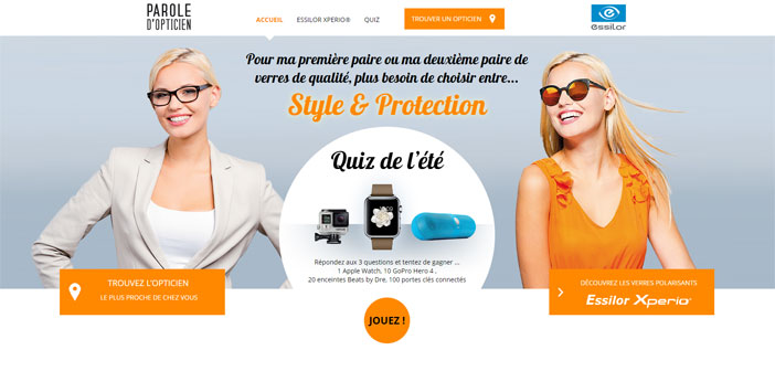 Grand Jeu de l'été Essilor Xperio