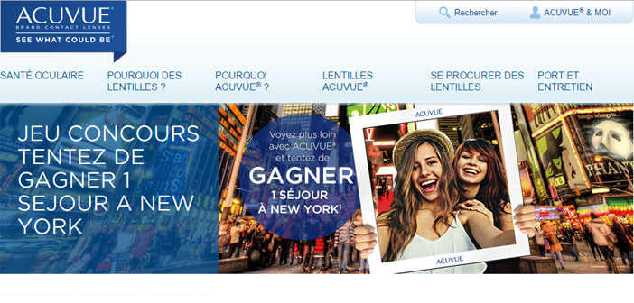 Grand Jeu Acuvue Direction New York