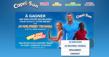 Grand Jeu Capri-Sun avec Jo-Wilfried Tsonga