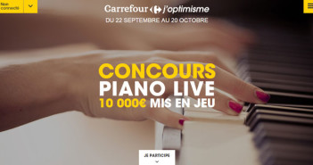 Concours Piano Live Carrefour