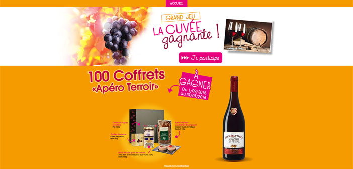 Grand Jeu La Cuvée Gagnante