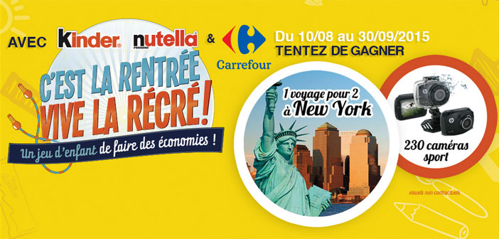 Grand Jeu Ferrero Vive la Rentrée