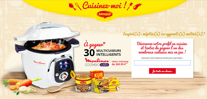 Grand Jeu Maggi Cuisinez-moi