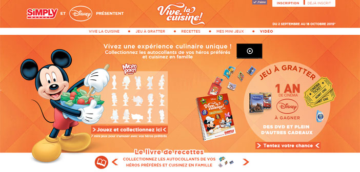 Jeu Concours Simply Market Disney