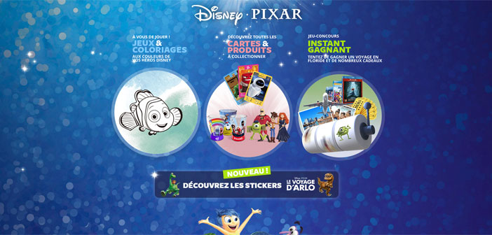 Jeu Instant gagnant Héros Disney Pixar