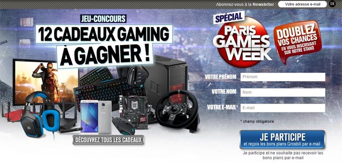 Jeu Grosbill Paris Games Week
