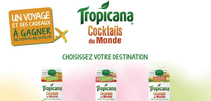 Jeu Tropicana Cocktails du Monde
