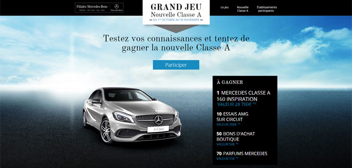 Grand Jeu Classe A Mercedes