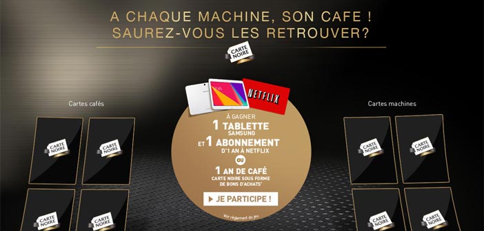 Jeu Temps Fort Noël Carte Noire