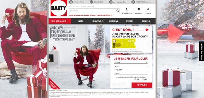 Jeux Concours Noël Darty 2015