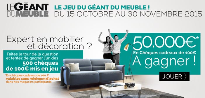 Grand Jeu du Géant du Meuble